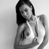 Ebonee Davis tang-top-nipple-slip