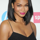 Chanel Iman hot-cleavage