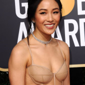 Constance Wu braless