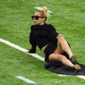 Lady Gaga upskirt