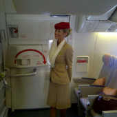 Laura Anderson stewardess