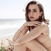 Lily Collins sexy