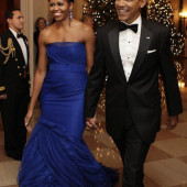 Michelle Obama braless