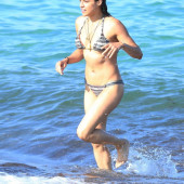 Michelle Rodriguez beach