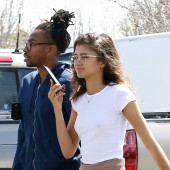 Zendaya Coleman see through