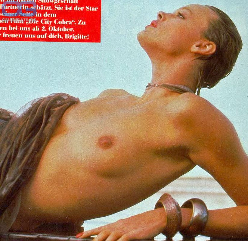 Brigitte Nielsen topless