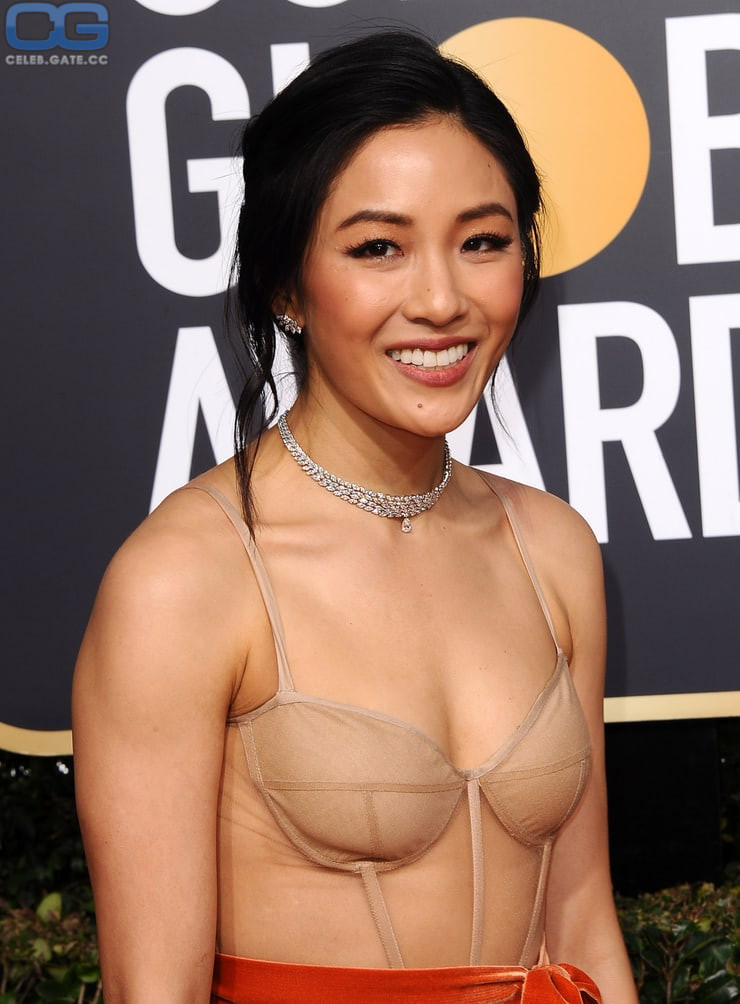 Constance Wu braless