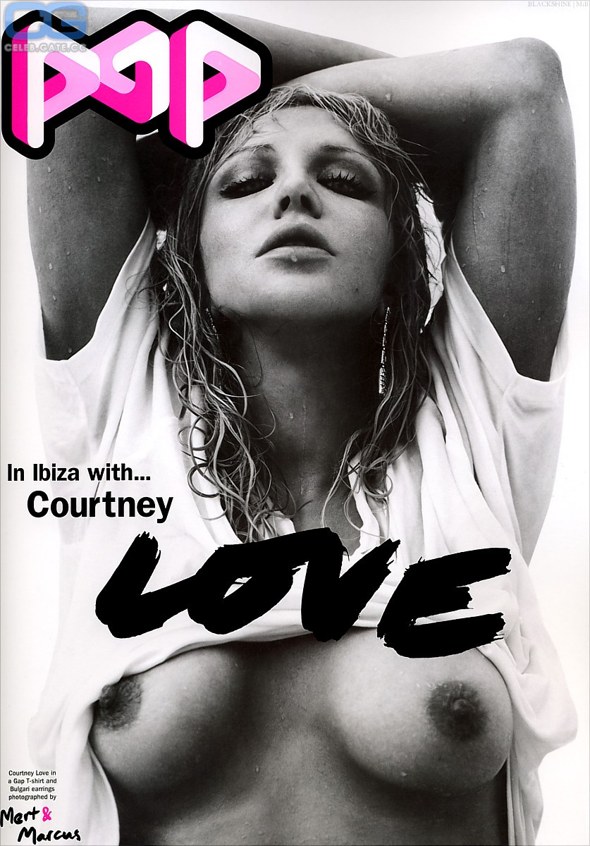 Courtney Love topless