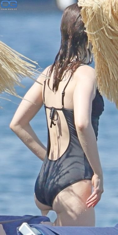 Lily Collins swimsuit
