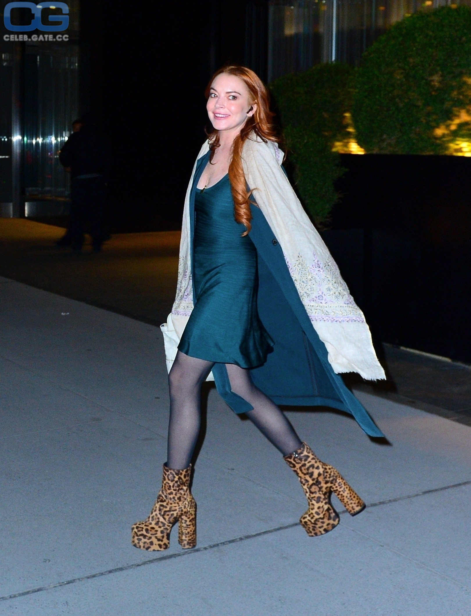 Lindsay Lohan high heels