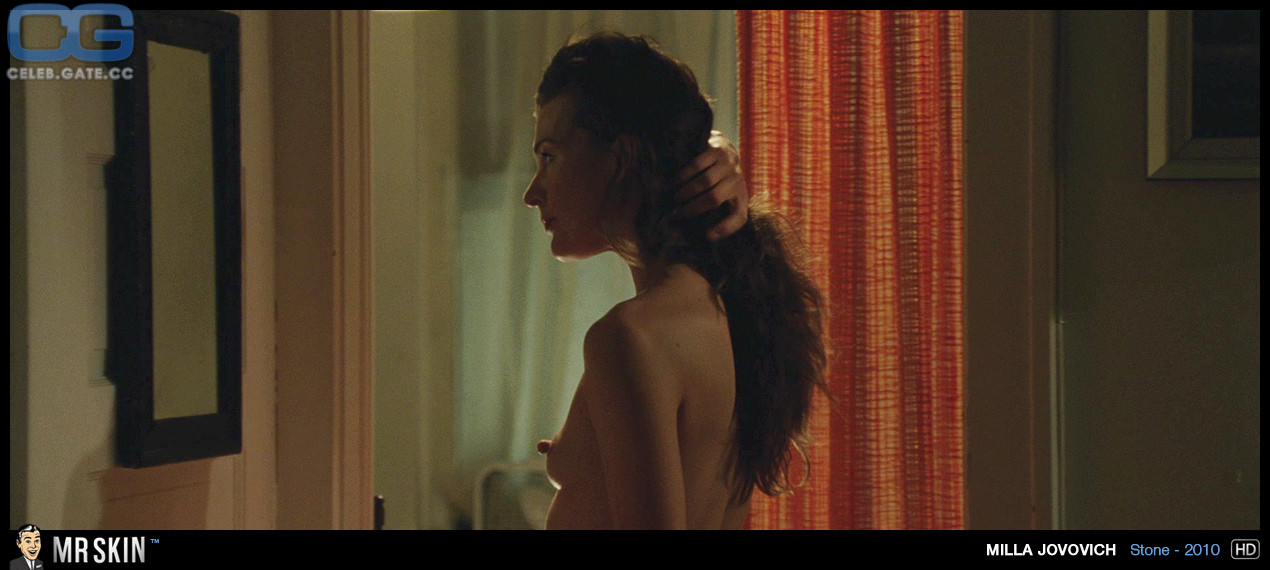 Milla Jovovich naked scene