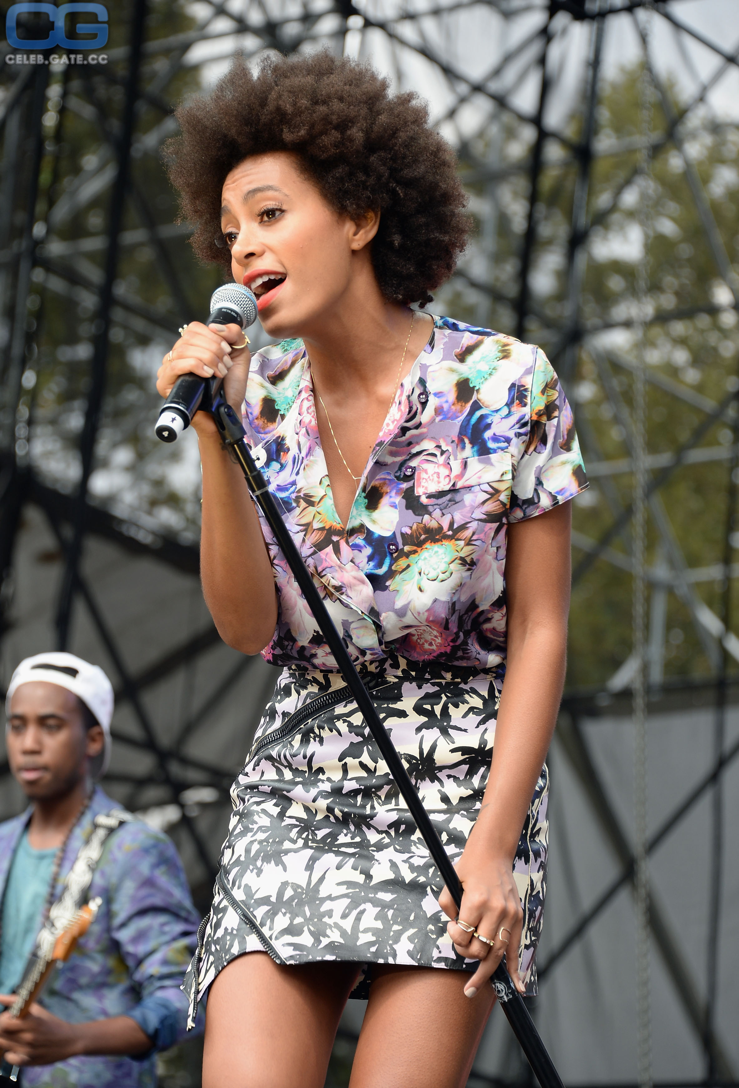Solange Knowles upskirt